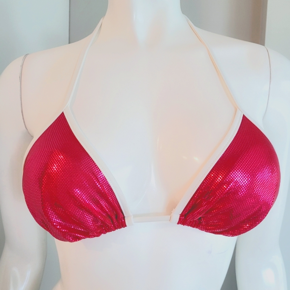 Y2K Sparkle bikini top